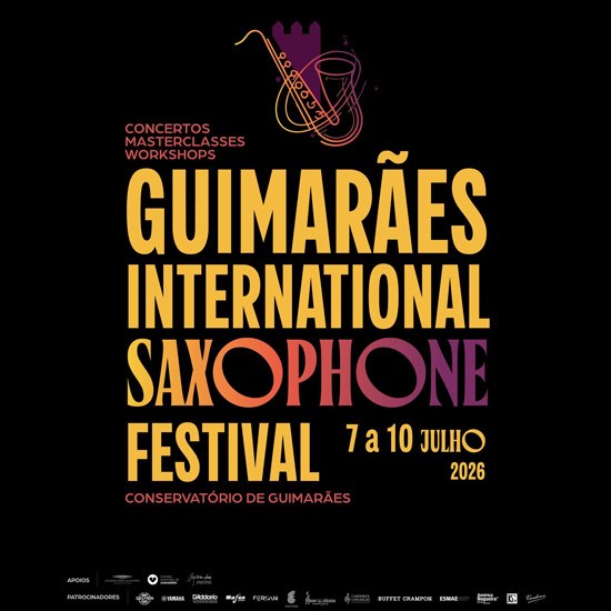 Classe de Saxofone da ESMAE no Guimarães International Saxophone Festival