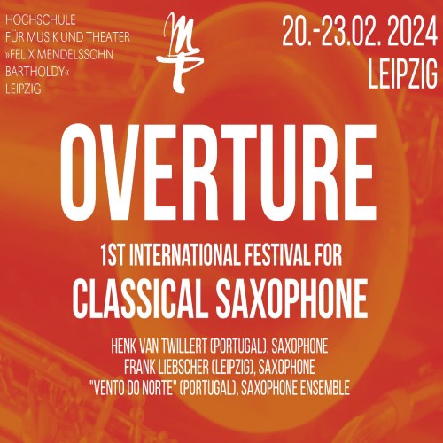 Henk van Twillert e Vento do Norte participam no 'Overture' - Festival Internacional de Saxofone Clássico
