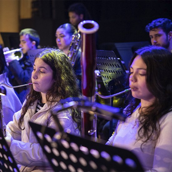 Orquestra de Sopros da ESMAE no THSC