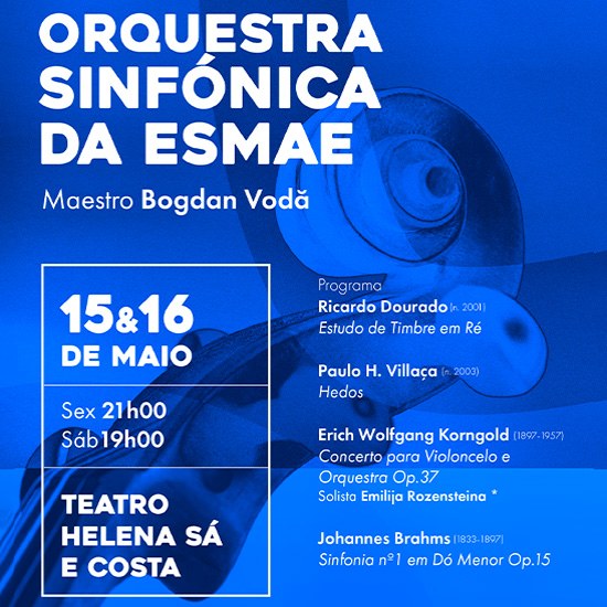 Orquestra Sinfónica da ESMAE sobe ao palco do Teatro Helena Sá e Costa
