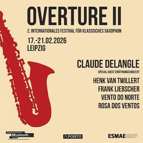 Saxofones da ESMAE em destaque no Festival Internacional OVERTURE II em Leipzig
